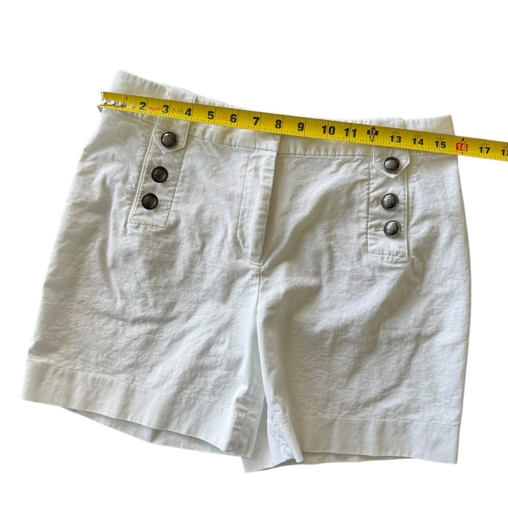 Talbots Sailor Shorts Women's White Size 8P - Picture 8 of 10